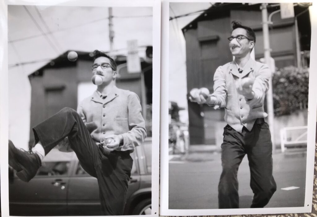 Japanese mime clown Ketch ex-Gamarjobat in his 20's